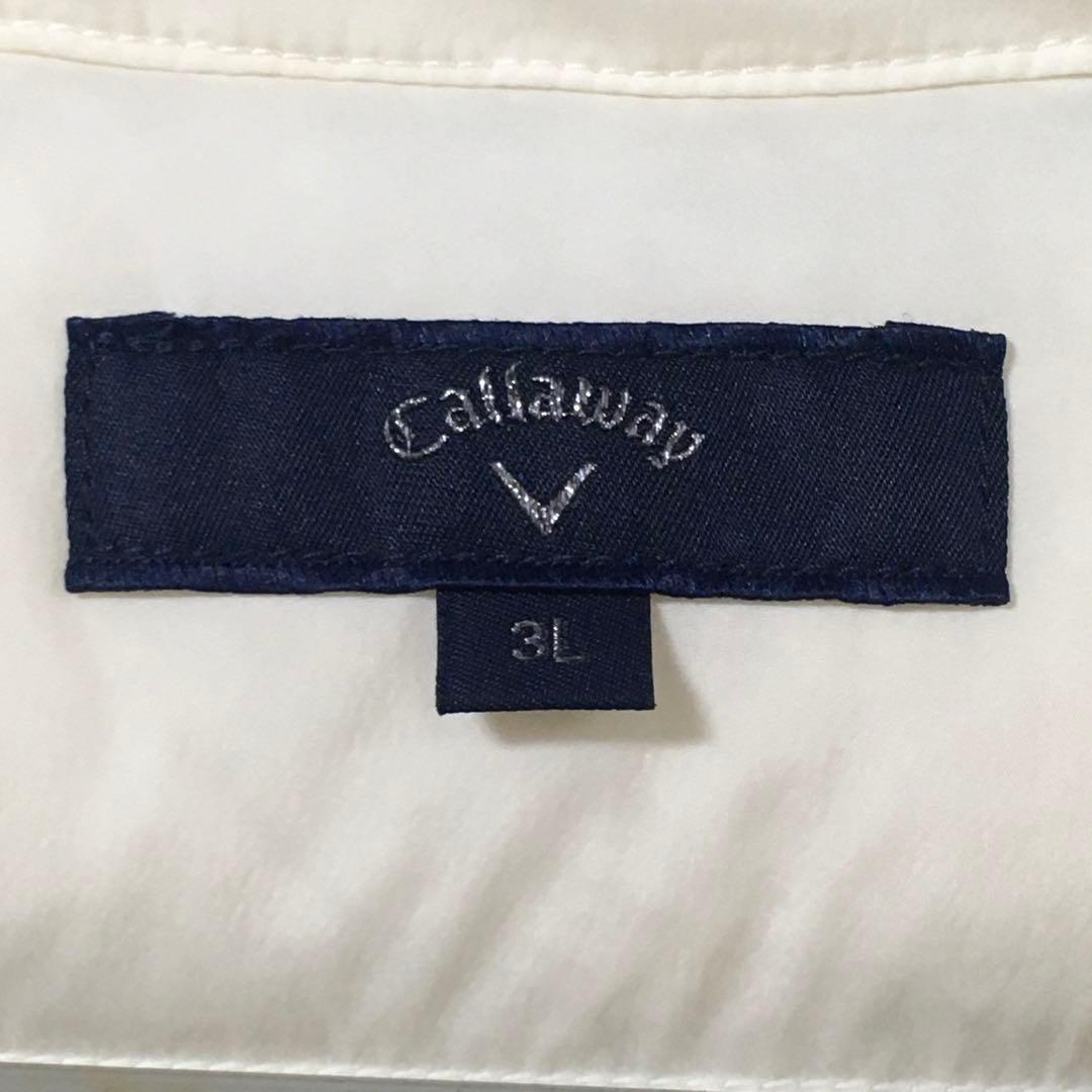 美品　キャロウェイ　ゴルフ　ノーカラー　ダウン　３L　callaway golf