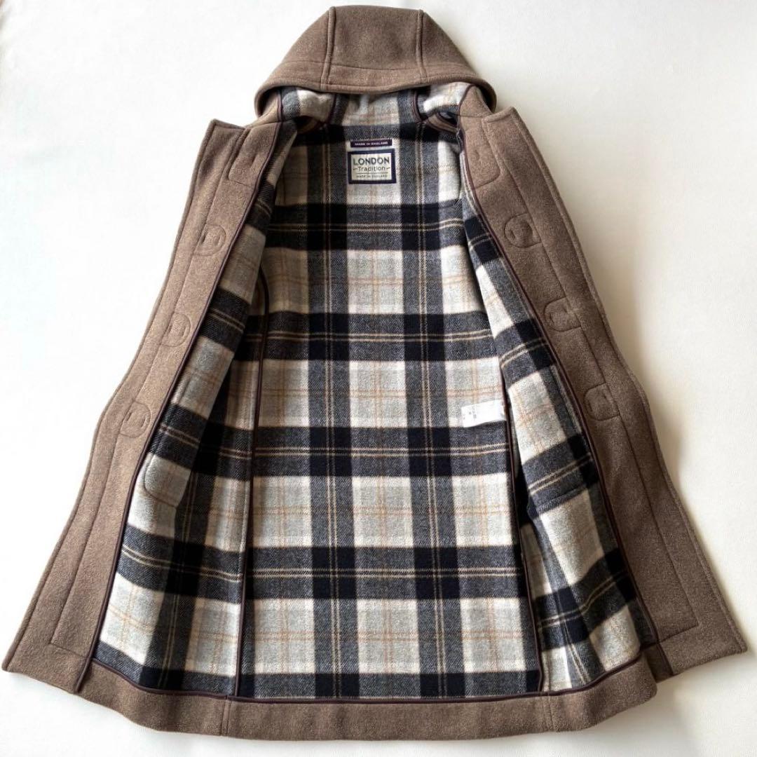 ロンドントラディション 定価4,4万 イギリス製上質メルトンウールダッフルコート