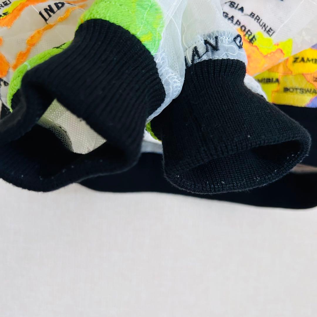 【美品】20ss Sacai MA-1 ワールドマップ ブルゾン カートコバーン