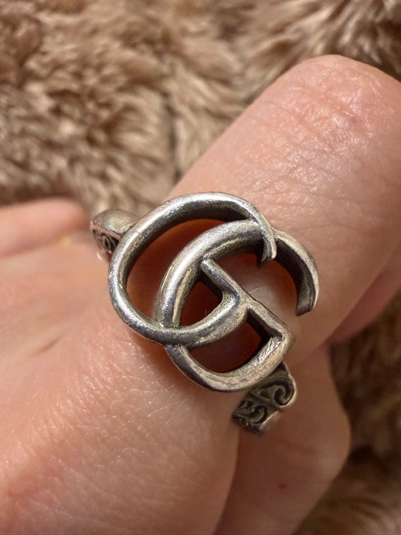 GUCCI メンズ シルバーリング15号