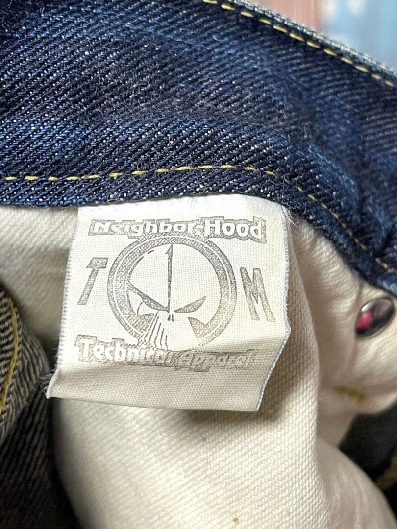 よこ スカルタグ 初期 90s ネイバーフッド ジーンズ デニムパンツ