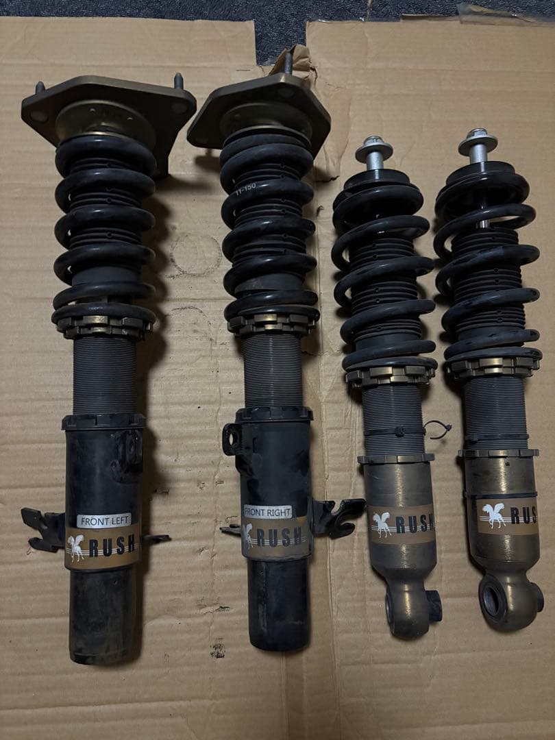 MINI クーパー　R56 車高調　RUSH AUTO DAMPER