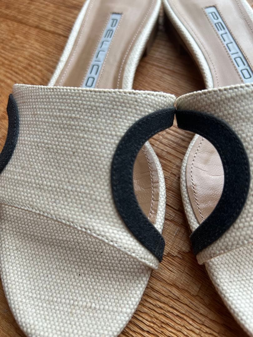 ペリーコ PELLICO ルネッタ ミュールサンダル フラット24.5cm 美品