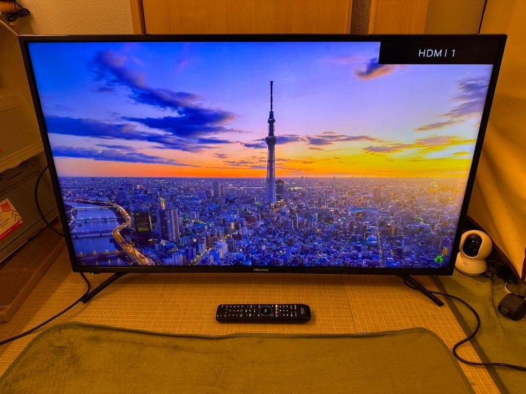 ハイセンス hisense 43型　4K　テレビ　43F60E　19年製極美品！