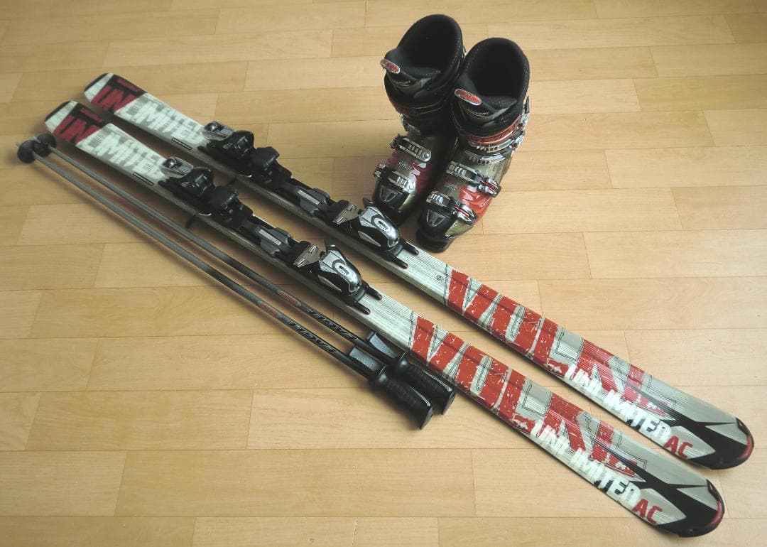 ■送料無料■VOLKL■メンズスキーセット■板163靴26-26.5■メンテ付■