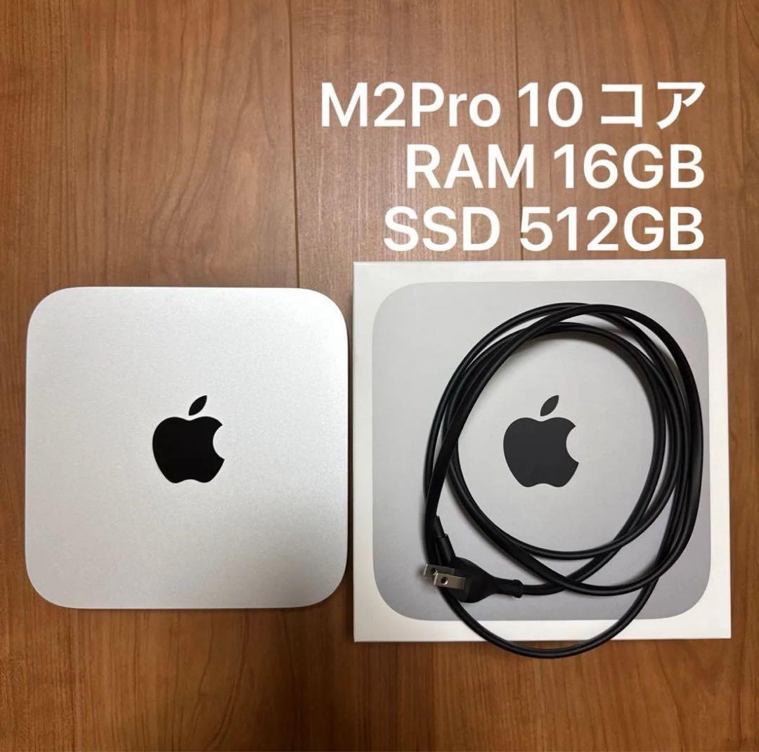 Macデスクトップ Mac mini M2pro 10Core 16GB 512GB