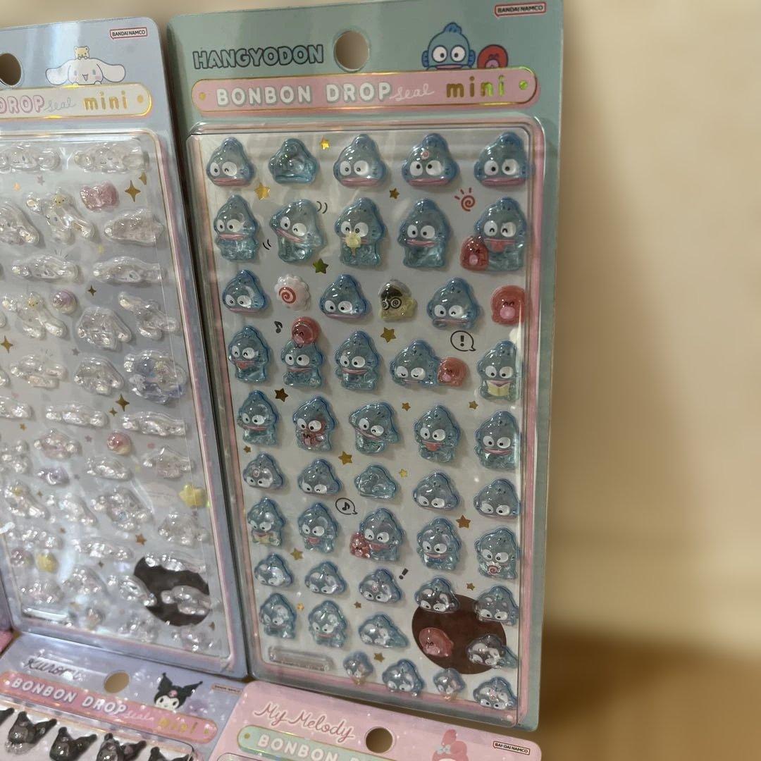 ［新作］サンリオ　ボンボンドロップシール ミニ 全8種セット