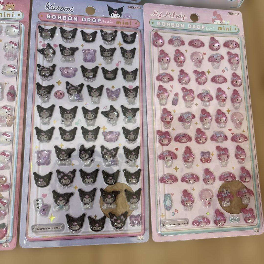 ［新作］サンリオ　ボンボンドロップシール ミニ 全8種セット