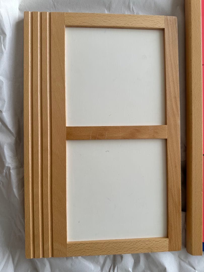 モンテッソーリ　メタルインセッツ+トレーシングトレー　　+紙+「木製パズル３点」