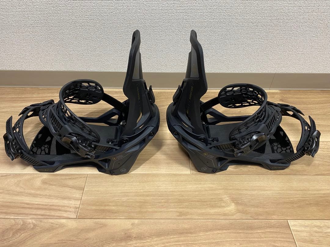 タ*ん様 NIDECKER SUPERMATIC ブラック スノーボードビンディ