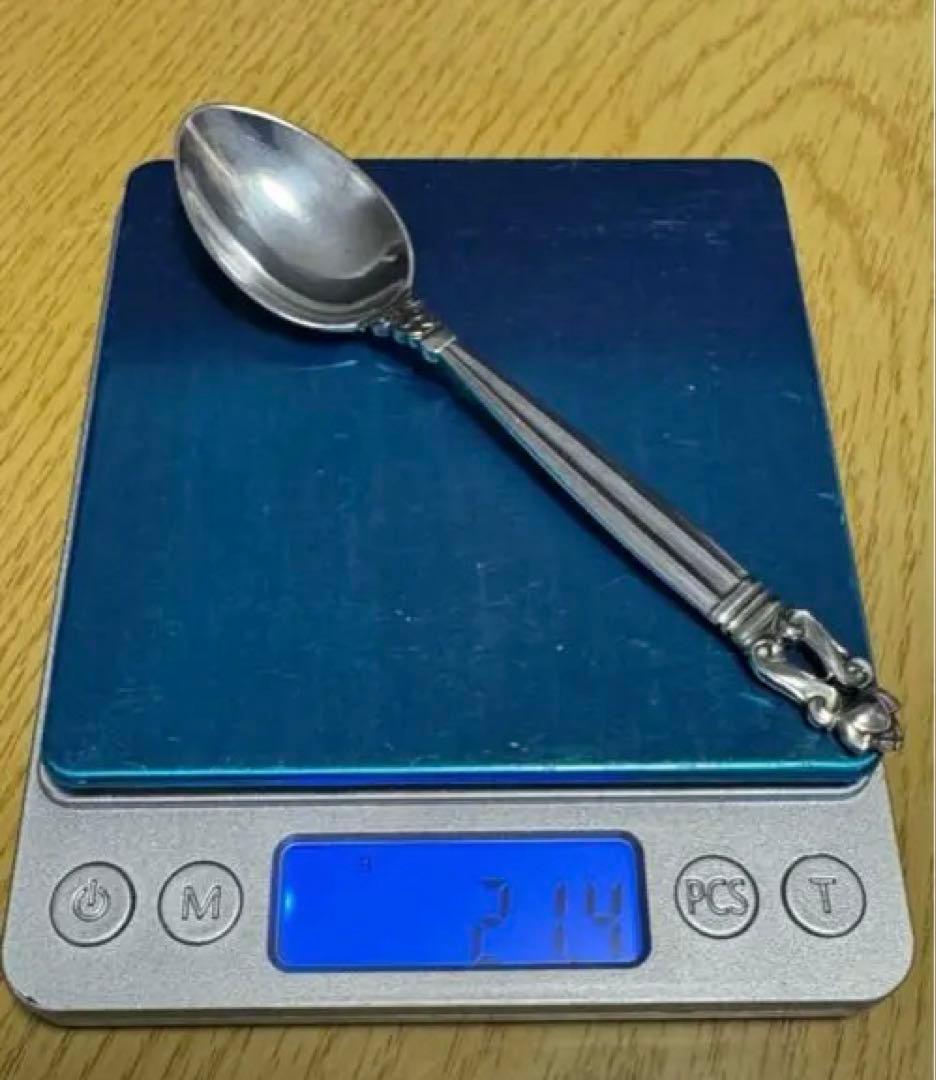 専用。、ヴィンテージ ジョージジェンセン　ティースプーンとフォーク2本セット