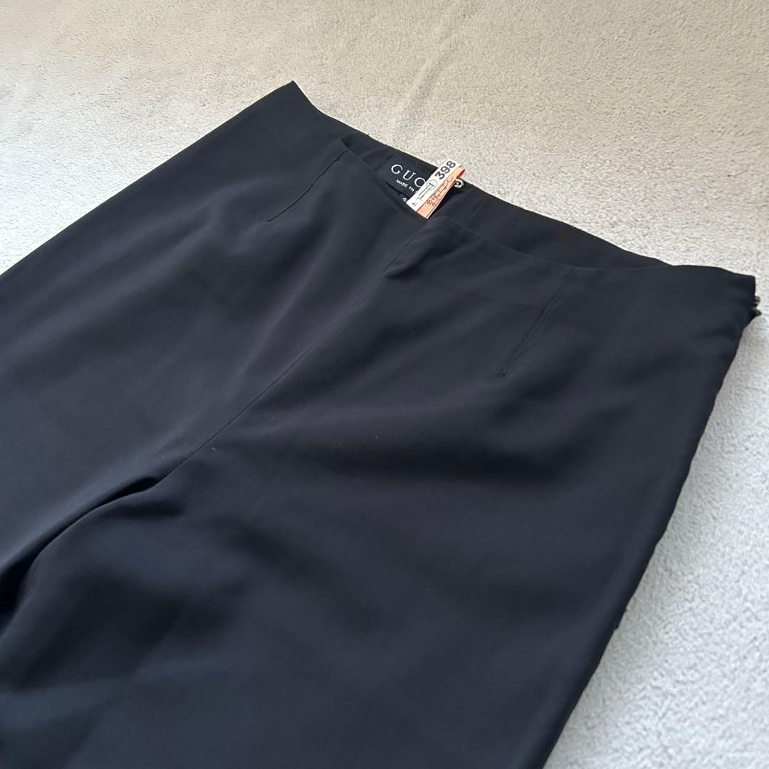 美品　グッチ　スーツセット　パンツ　黒　上40(L) 下38(M)