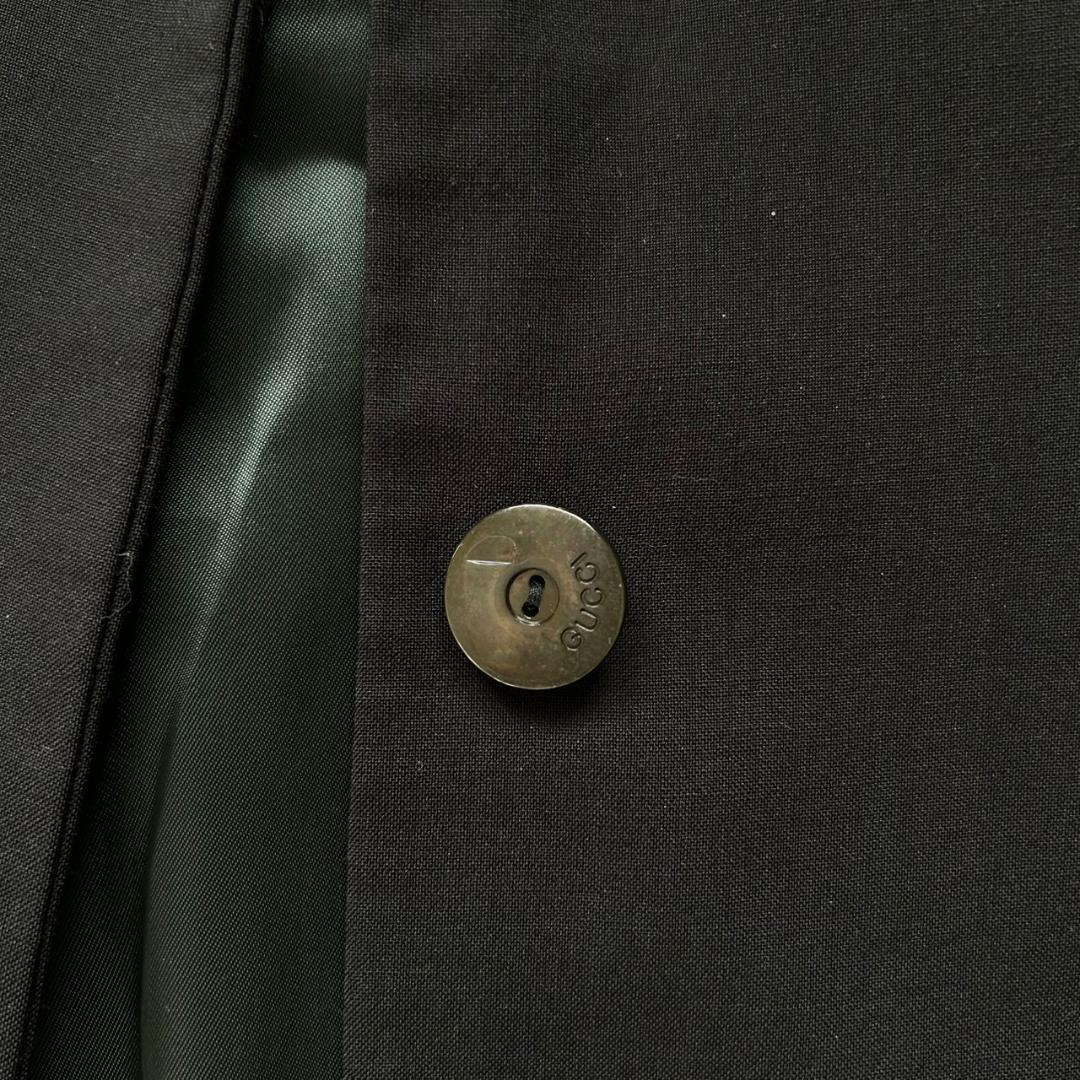 美品　グッチ　スーツセット　パンツ　黒　上40(L) 下38(M)