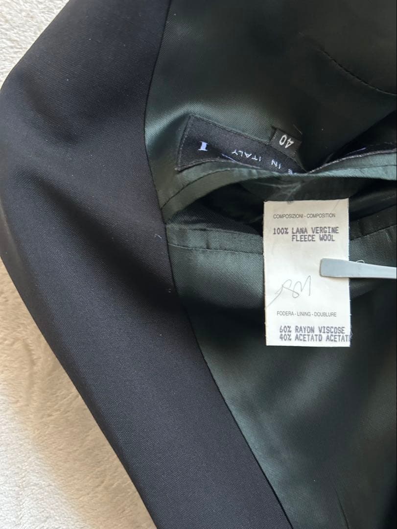 美品　グッチ　スーツセット　パンツ　黒　上40(L) 下38(M)