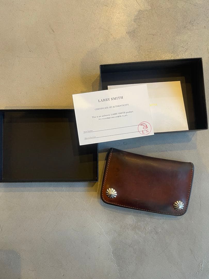 LARRY SMITH ブラウン長財布