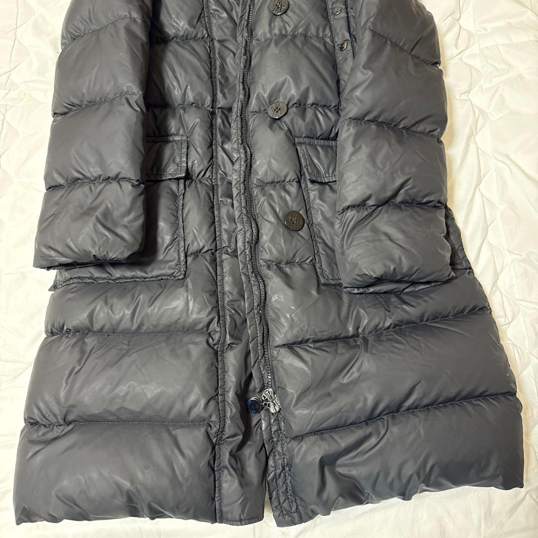 MONCLER モンクレール ロングコート ブラック ファー サイズ0