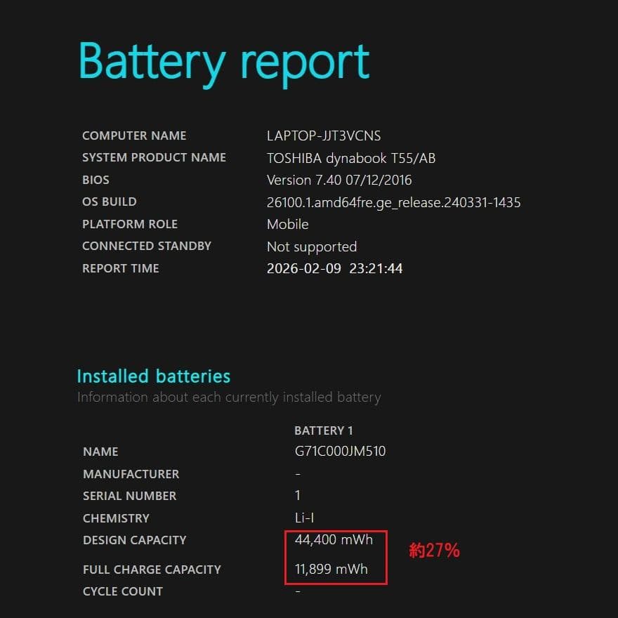 美品！Dynabook T55/AB第6世代 Core i3[439]
