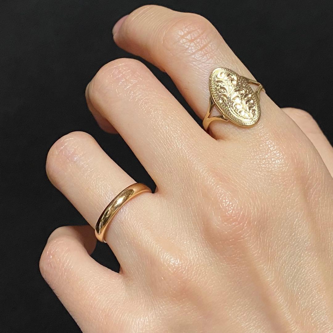 レア 希少 イギリス 英国 アンティーク バンドリング9K