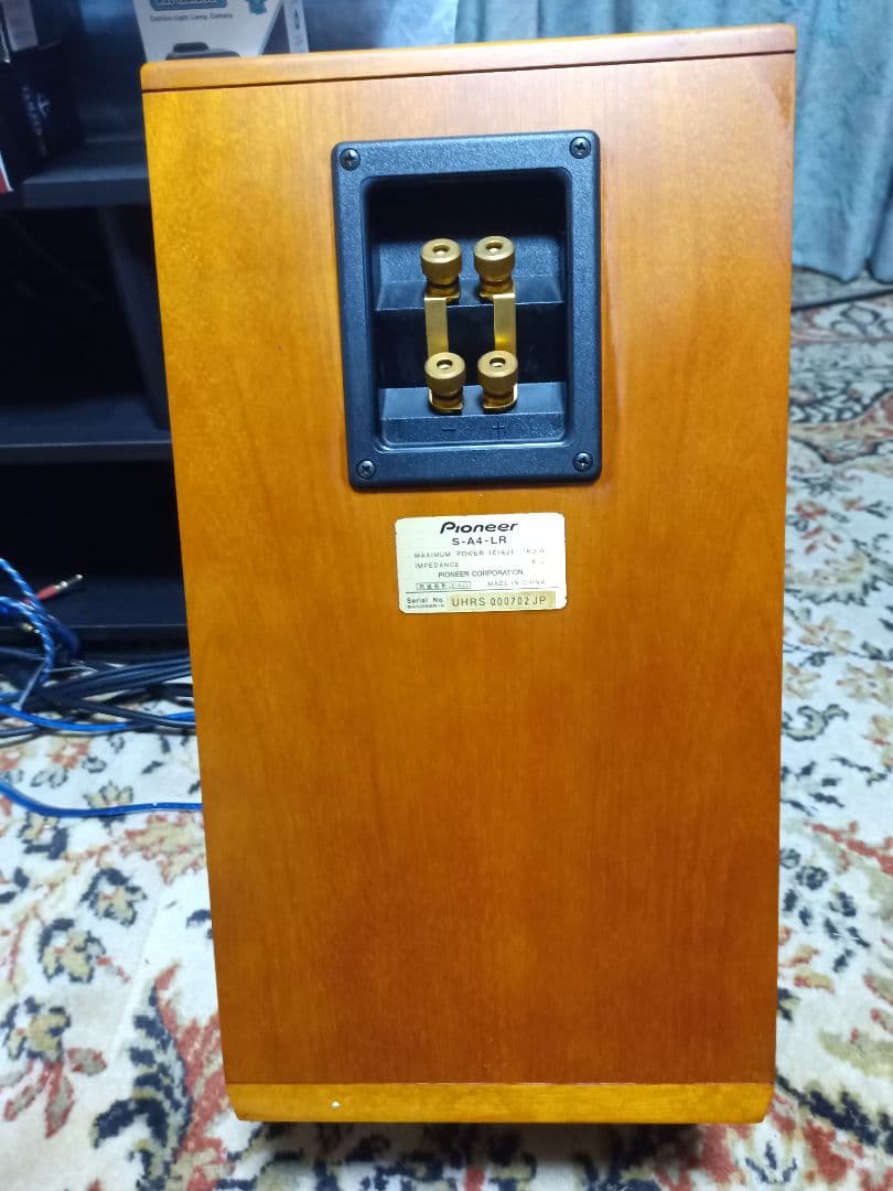 スタジオモニタースピーカー 木目調 2ウェイ　　パイオニア　S-A4-LR