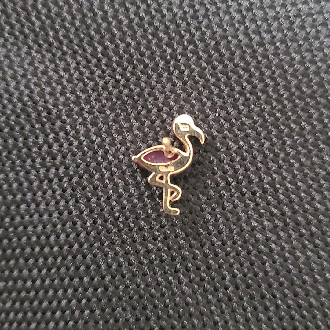フラミンゴ STAR JEWELRY GIRL K10 スタッズ ピアス 片耳用