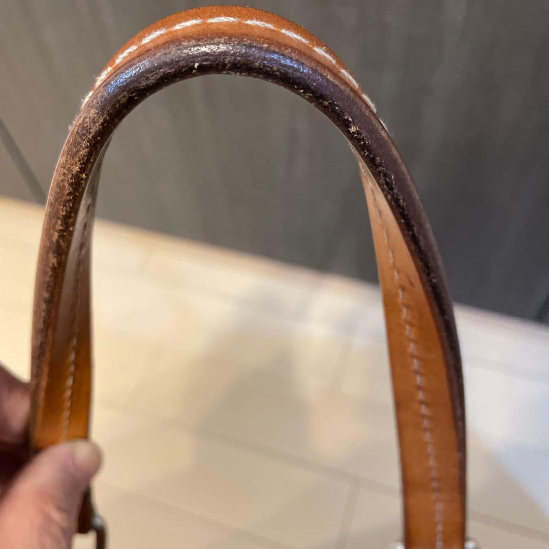 Daniel & Bob ブラウンレザートートバッグ