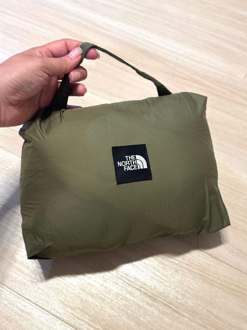 ノースフェイス ベビー ブランケットNNB71901 カーキ美品 抱っこ紐ケープ