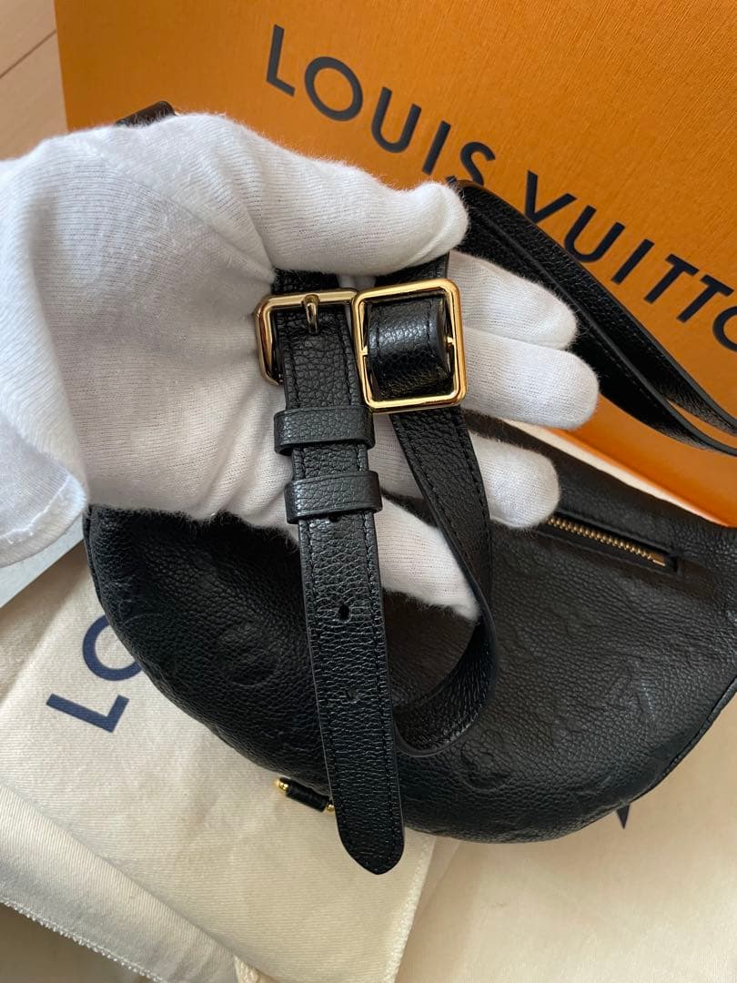 ルイヴィトン バムバッグ ボディバッグ アンプラント ノワール ブラック