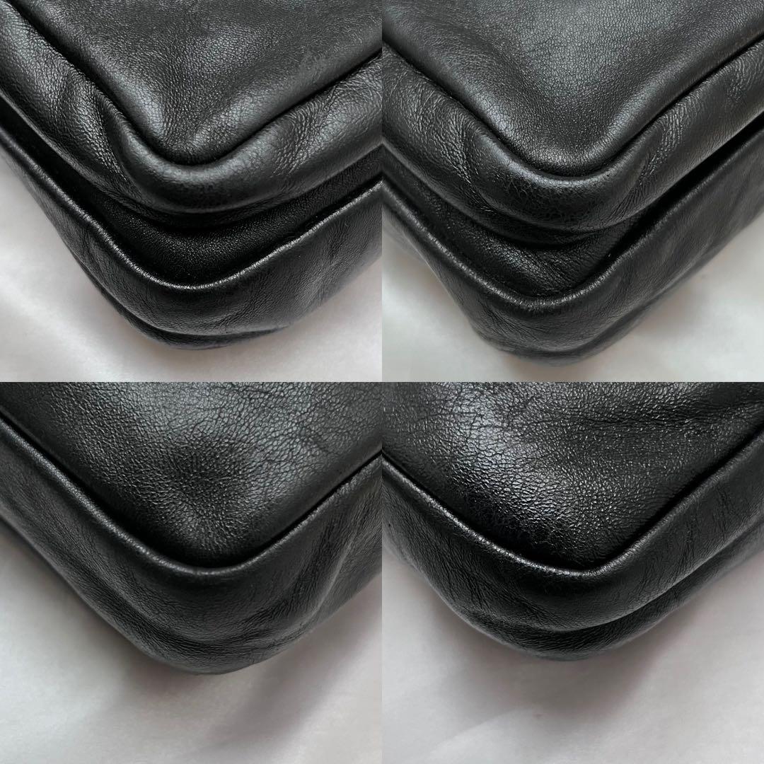 ◇極美品◇サンローラン　シド　クロスボディーバッグ　ナッパレザー　ブラック