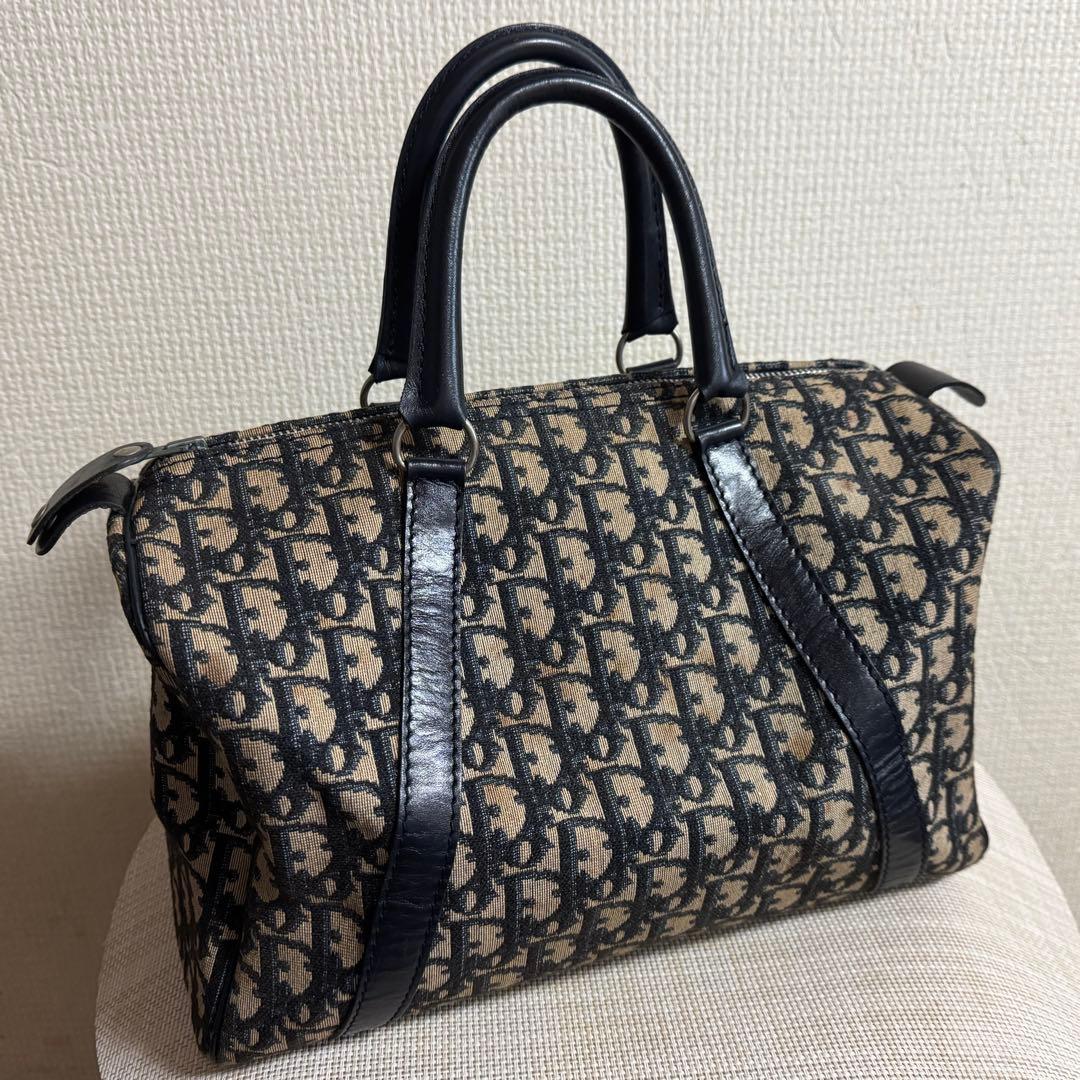 Christian Dior ヴィンテージボストンバック Dロゴ モノグラム