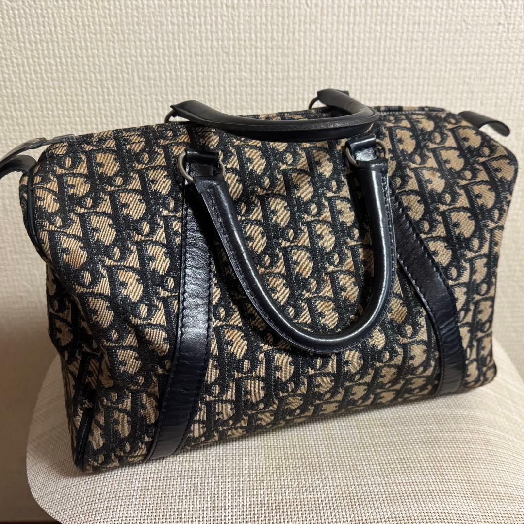 Christian Dior ヴィンテージボストンバック Dロゴ モノグラム
