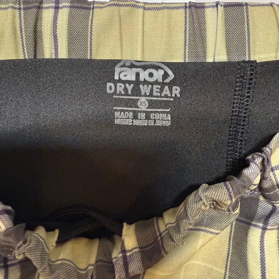 ranor ラナー　タータンチェック　プリーツ　ランニングスカート　XS 美品