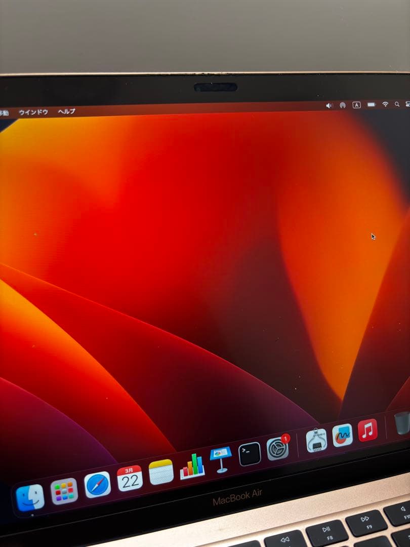 【美品】Apple MacBook Air ゴールド メモリ16GB、256GB