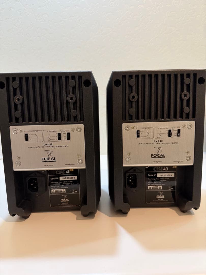 【美品ペア】FOCAL CMS 40 モニタースピーカー 2本セット ※使用少