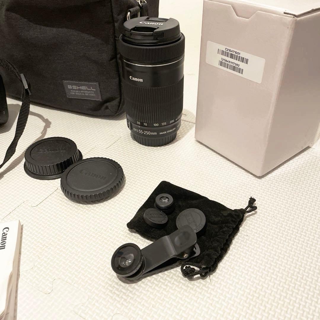 Canon EOS Kiss X9i 本体 望遠 ダブル ズームレンズ キット