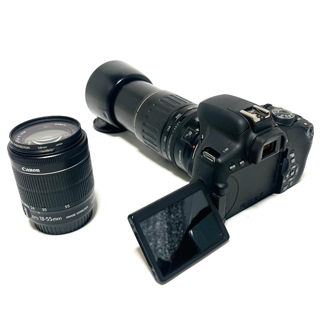 動く被写体を捉える❣️ Canon EOS Kiss X8i Wズームレンズ