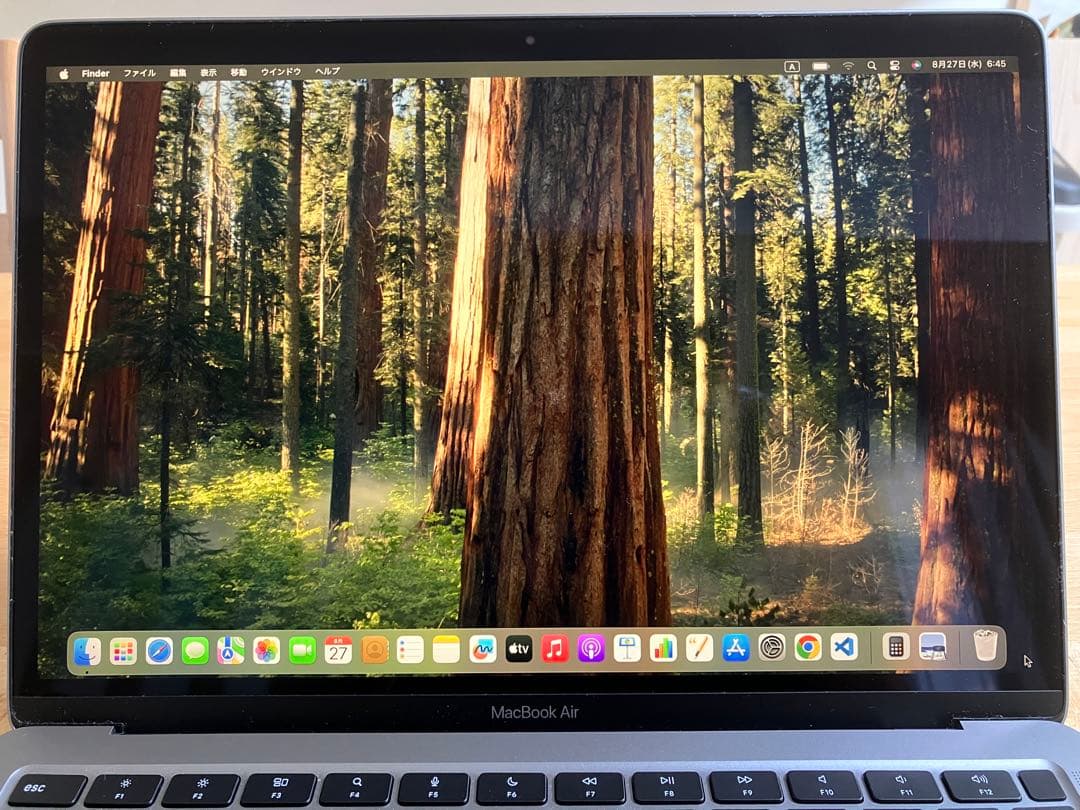 ✨ほぼ未使用✨【 MacBook Air】 M1 スペースグレイ 256GB