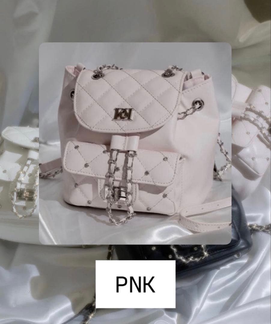 新品未使用 Darich キルティングビジューミニリュック　PNK