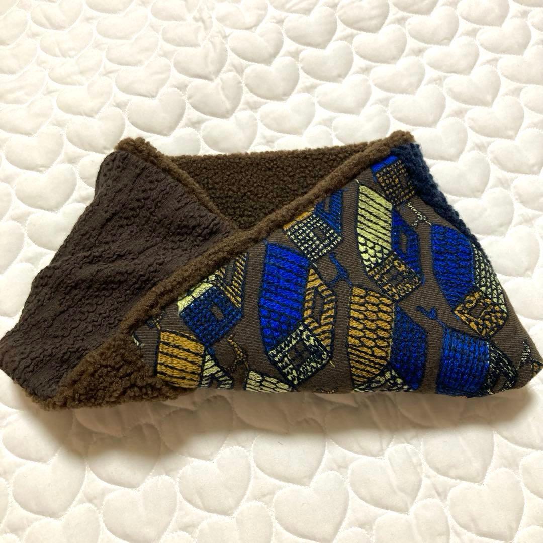 【一点物】757 ひねりスヌード　ネックウォーマー　village ヴィレッジ