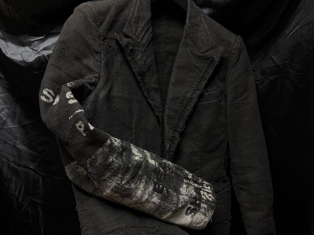 SHARE SPIRIT ダスティ加エプリントジャケット　シェアスピリット