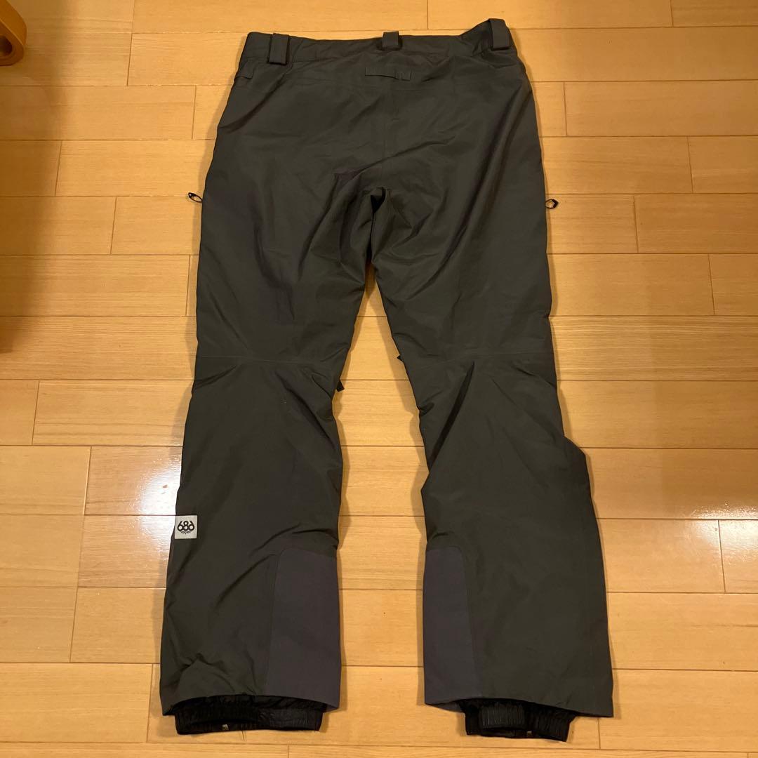 【686 GORE-TEX GLCR】チャコールグレー スノーボードパンツ