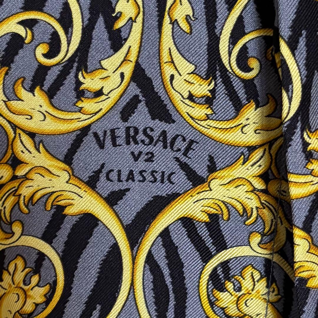 VERSACE CLASSIC V2 ヴェルサーチェ メンズシルクシャツ Ｌ