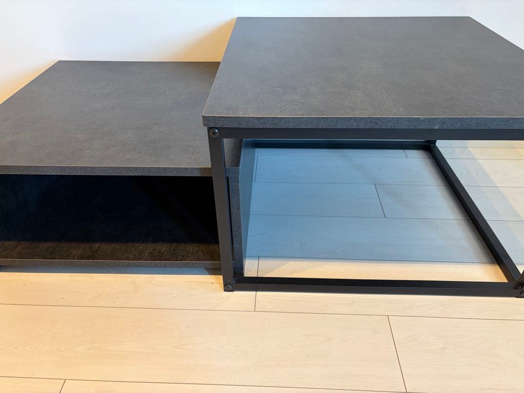 【値下げ・送料込】ロウヤ[幅60]ネストテーブル ローテーブル（2025年購入）