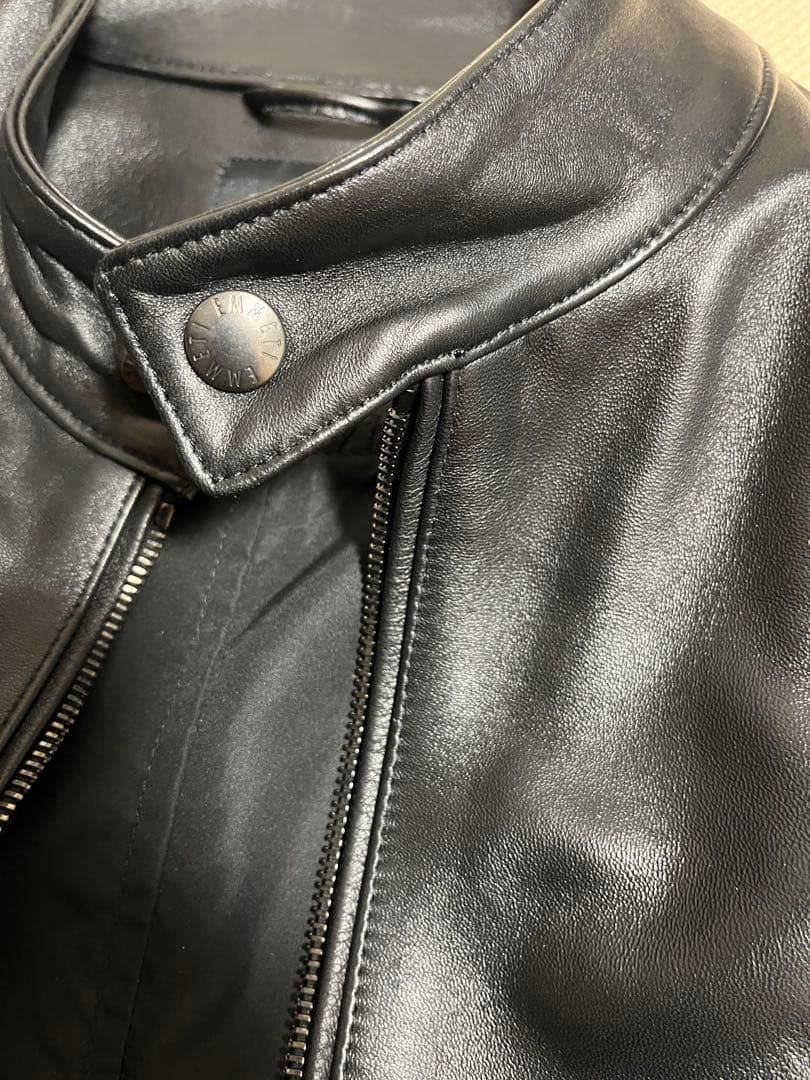 ビームス別注　EMMETI JURI BEAMS3 ユリ　ライダース48ブラック