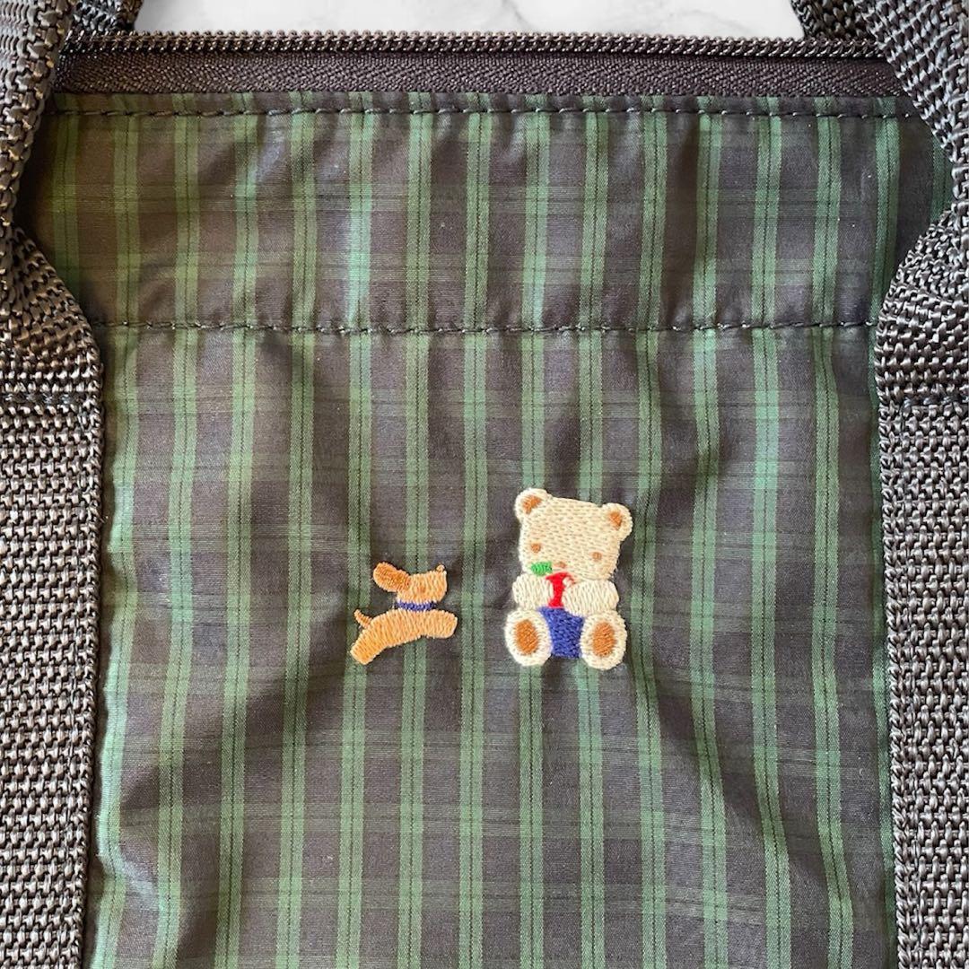 【新品未使用】ファミリア familiar レッスンバッグ ブラックウォッチ