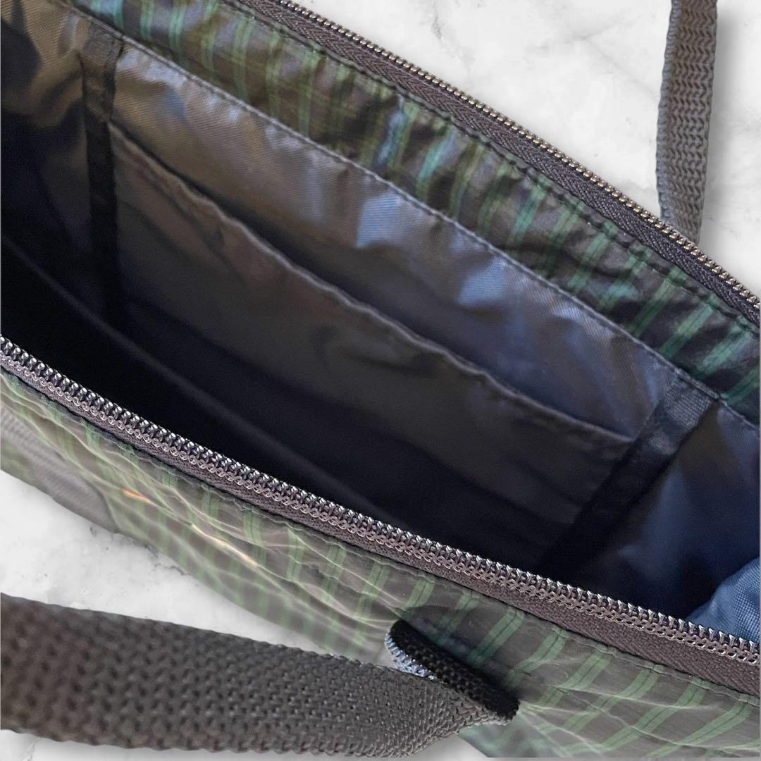 【新品未使用】ファミリア familiar レッスンバッグ ブラックウォッチ