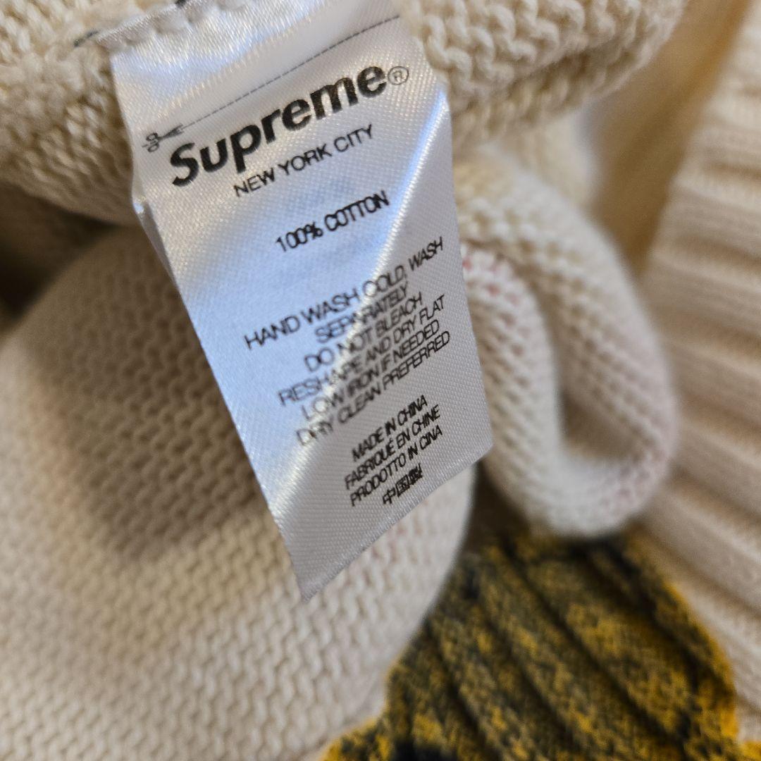 トップス Nate Lowman Supreme Sweater White