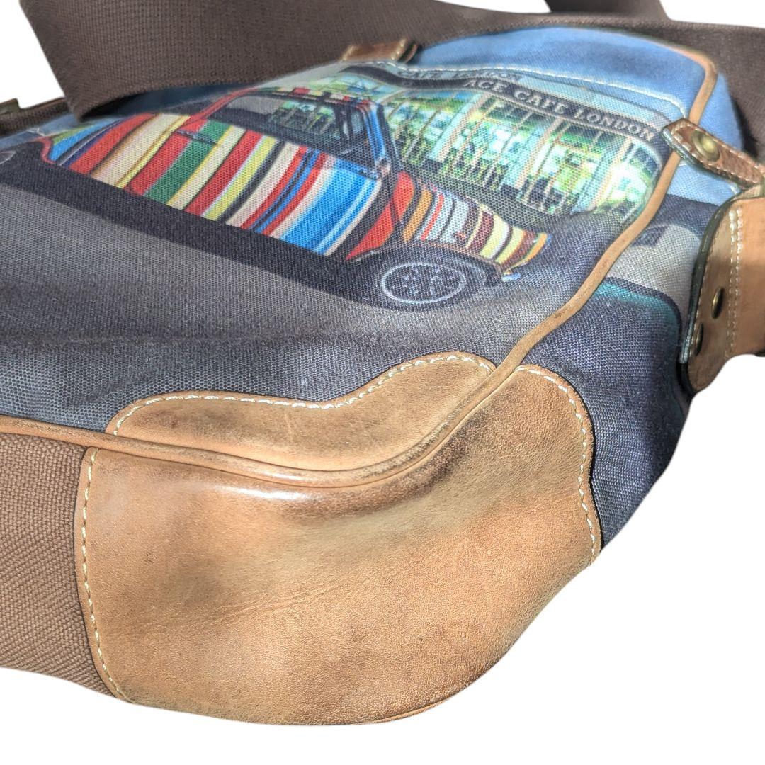 美品　希少　ポールスミス　ミニクーパー　マルチストライプ　ショルダーバッグ