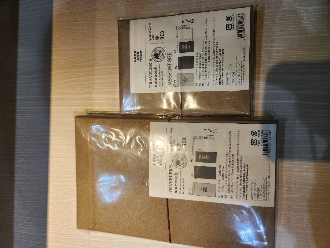 トラベラーズノート ラブアンドトリップ オリジナル、パスポートサイズセット