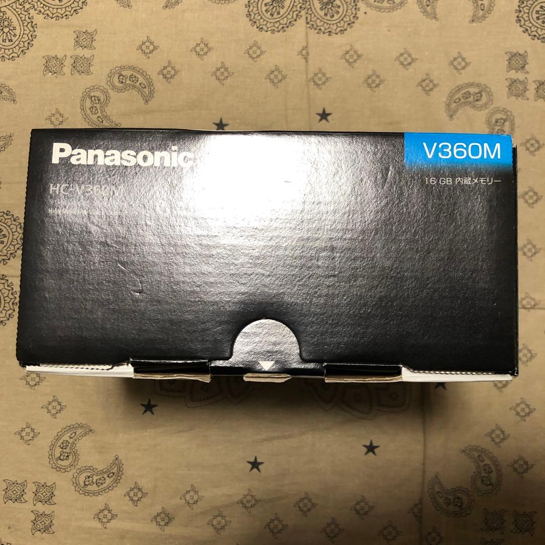 極美品 Panasonic HC-V360M ホワイト ビデオカメラ