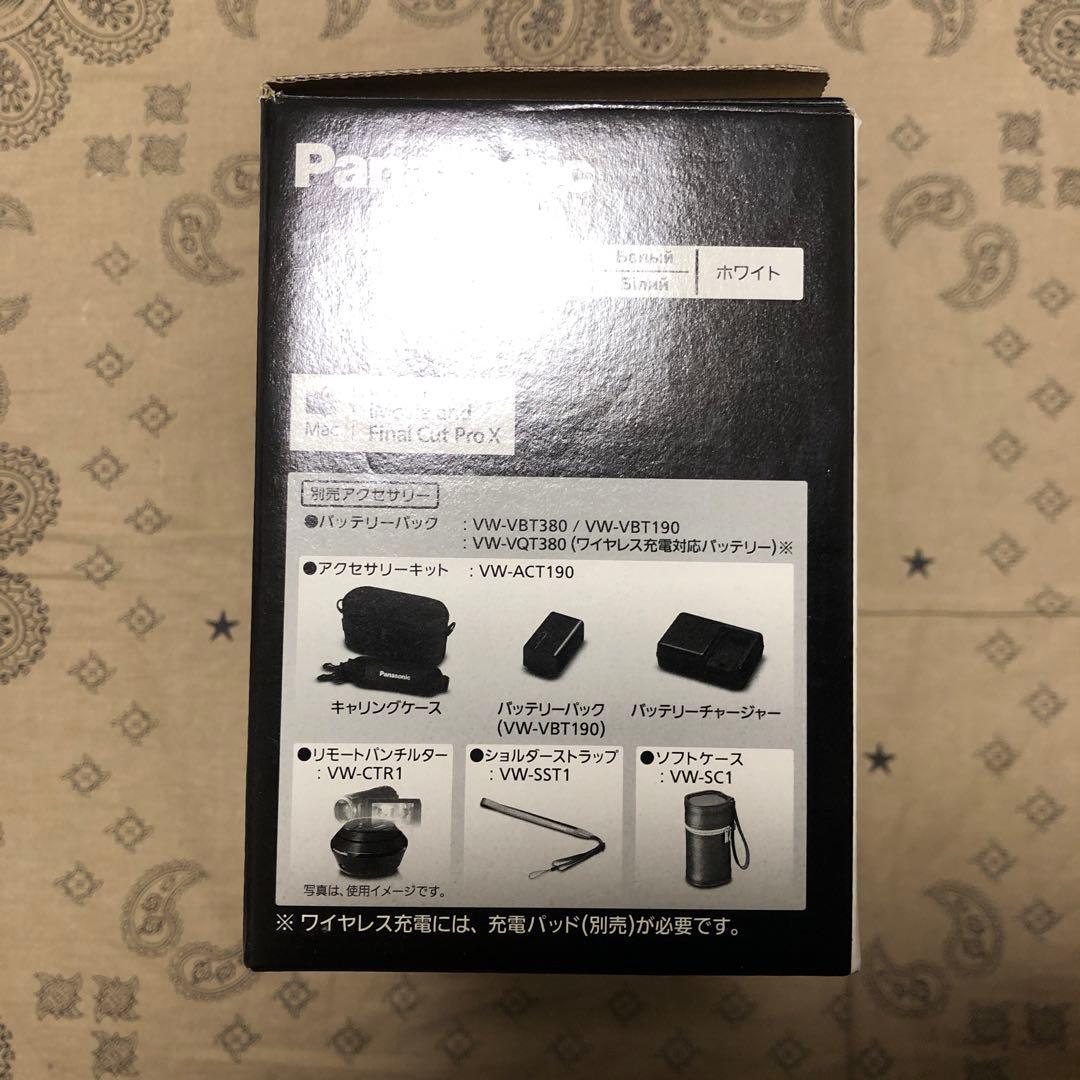 極美品 Panasonic HC-V360M ホワイト ビデオカメラ